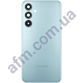 Задня кришка Samsung M356 Galaxy M35 блакитна Light Blue + Скло камери