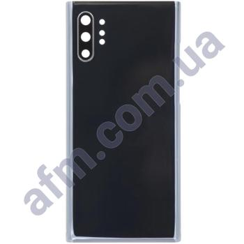 Задня кришка Samsung N970 Galaxy Note 10 чорна Aura Black + Скло камери