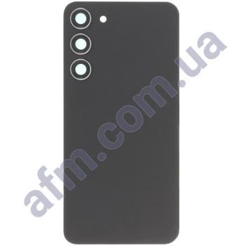 Задня кришка Samsung S916 Galaxy S23 Plus чорна + Скло камери