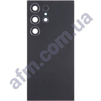 Задня кришка Samsung S928 Galaxy S24 Ultra чорна + Скло камери