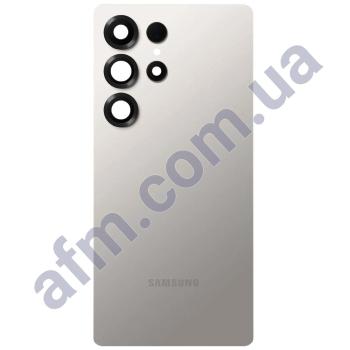 Задня кришка Samsung S938 Galaxy S25 Ultra сіра Titanium Gray + Скло камери