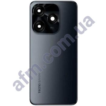 Задня кришка Tecno Spark 10C чорна Meta Black + Скло камери