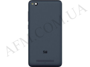 Задня кришка Xiaomi Redmi 4A сіра + Скло камери