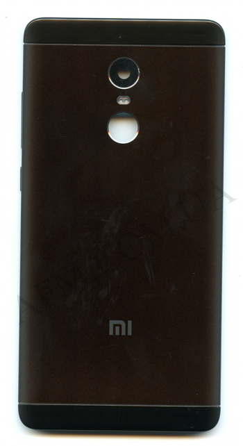 Задня кришка Xiaomi Redmi Note 4X чорна + Скло камери