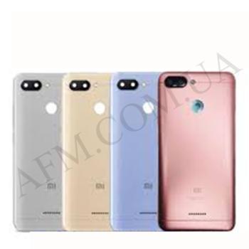 Задня кришка Xiaomi Redmi 6 Global Version на 2 Sim золота + Скло камери!