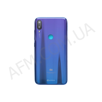 Задня кришка Xiaomi Mi Play синя + Скло камери!