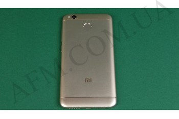 Задня кришка Xiaomi Redmi 4X золота + Скло камери!