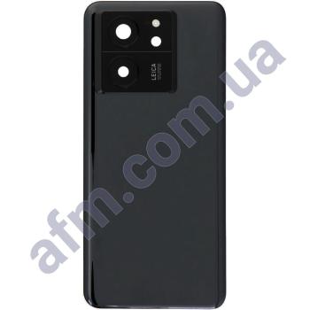 Задня кришка Xiaomi 13T/ 13T Pro чорна + Скло камери
