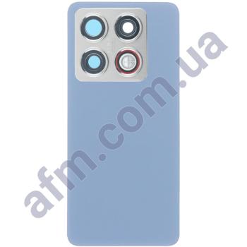Задня кришка Xiaomi 14T синя + Скло камери