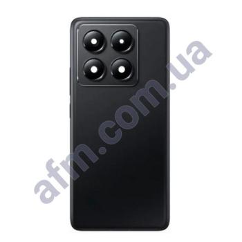 Задня кришка Xiaomi 14T Pro чорна + Скло камери
