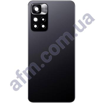 Задня кришка Xiaomi Redmi Note 11 Pro Plus 5G чорна Mysterious Black + Скло камери