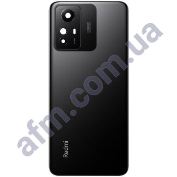 Задня кришка Xiaomi Redmi Note 12S чорна Onyx Black + Скло камери