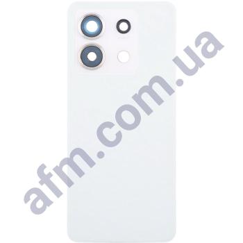Задня кришка Xiaomi Redmi Note 13 Pro 5G біла + Скло камери