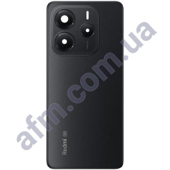 Задня кришка Xiaomi Redmi Note 14 5G чорна + Скло камери 50MP