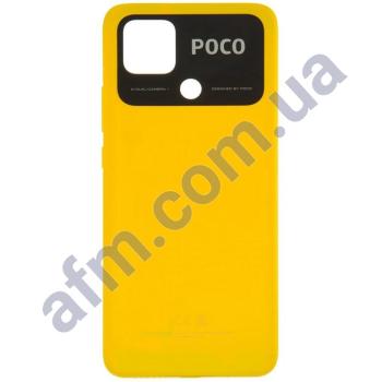 Задня кришка Xiaomi Poco C40 Poco Yellow жовта