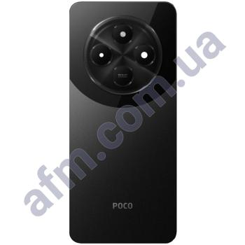 Задня кришка Xiaomi Poco C75 чорна + Скло камери