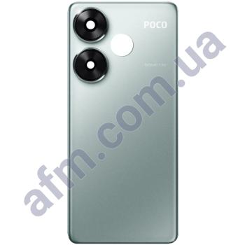 Задня кришка Xiaomi Poco F6 зелена + Скло камери