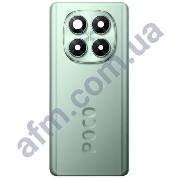 Задня кришка Xiaomi Poco X7 зелена + Скло камери