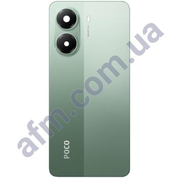 Задня кришка Xiaomi Poco X7 Pro зелена + Скло камери