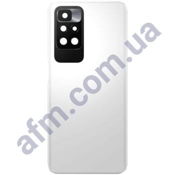 Задня кришка Xiaomi Redmi 10/ Redmi 10 2022/ Redmi 10 Prime Pebble White біла + Скло камери