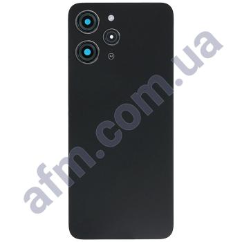 Задня кришка Xiaomi Redmi 12/ Redmi 12 5G Midnight Black чорна + Скло камери