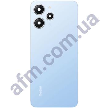 Задня кришка Xiaomi Redmi 12/ Redmi 12 5G Sky Blue синя + Скло камери