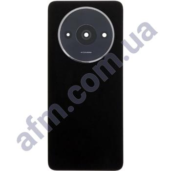 Задня кришка Xiaomi Redmi A3 чорна Midnight Black + Скло камери