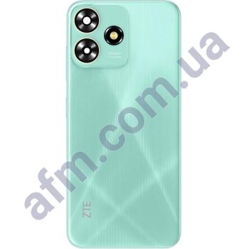 Задня кришка ZTE Blade A73 4G зелена + Скло камери