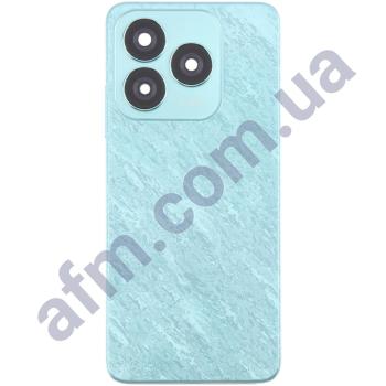 Задня кришка ZTE Blade A75 4G зелена + Скло камери