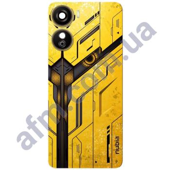 Задня кришка ZTE Nubia Neo жовта + Скло камери
